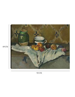 Foto 6 | Foto 6 | Cuadro Decorativo - Naturaleza Muerta Con Jarra, Copa Y Manzanas (ca. 1877)- Paul Cézanne - Religión - 69x92 - Fine Art Tj