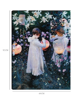Foto 6 | Foto 6 | Cuadro Decorativo - Clavel, Lirio, Lirio, Rosa (1885)- John Singer Sargent - Fotografía - 69x92 -impresión En Lienzo-fine Art Tj