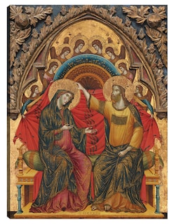 Foto 1 | Foto 1 | Cuadro Decorativo - La Coronación De La Virgen, 1324- Master Of The Washington Coronation - Religión - 46x61 - Fine Art Tj