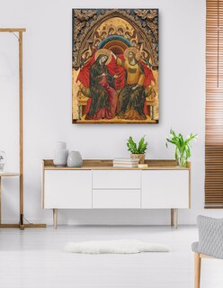 Foto 5 | Foto 5 | Cuadro Decorativo - La Coronación De La Virgen, 1324- Master Of The Washington Coronation - Religión - 46x61 - Fine Art Tj
