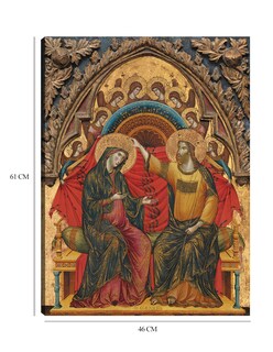 Foto 6 | Foto 6 | Cuadro Decorativo - La Coronación De La Virgen, 1324- Master Of The Washington Coronation - Religión - 46x61 - Fine Art Tj