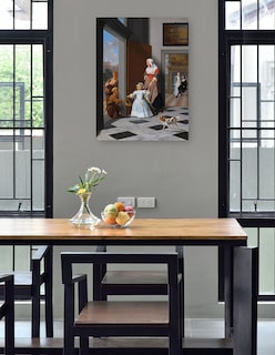 Foto 4 | Foto 4 | Cuadro Decorativo - Una Enfermera Y Un Niño En Un Vestíbulo Elegante- Jacob Ochtervelt - Fotografía - 46x61 - Fine Art Tj