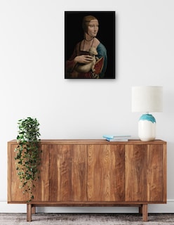 Foto 2 | Foto 2 | Cuadro Decorativo - La Dama Del Armiño - Retrato De Cecilia Gallerani (ca.1473-1536)- Leonardo Da Vinci - 28x36 - Fine Art Tj