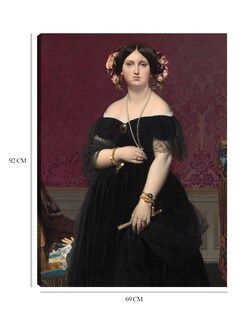 Foto 6 | Foto 6 | Cuadro Decorativo - Señora Moitessier C 1851- Jean-auguste-dominique Ingres - Fotografía - 69x92-impresión En Lienzo-fine Art Tj