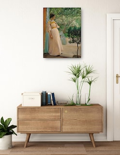 Foto 3 | Foto 3 | Cuadro Decorativo - En Las Ventanas Francesas. La Esposa Del Artista- Laurits Andersen Ring - Fotografía - 46x61 - Fine Art Tj