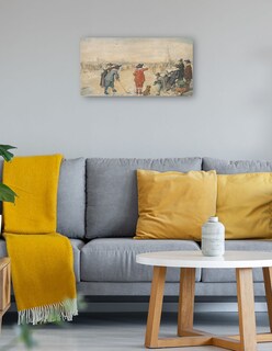 Foto 4 | Foto 4 | Cuadro Decorativo - Juegos De Invierno En El Río Helado Ijssel- Hendrick Avercamp - Fotografía - 34x64 - Fine Art Tj