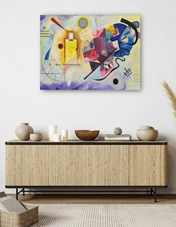 Foto 5 | Foto 5 | Cuadro Decorativo - Gelb - Rot - Blau (amarillo-rojo-azul), 1925- Wassily Kandinsky - Religión - 107x143 - Fine Art Tj