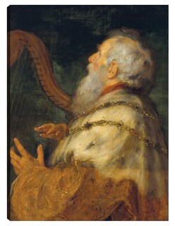 Foto 1 | Foto 1 | Cuadro Decorativo - El Rey David Tocando El Arpa (ca. 1616)- Peter Paul Rubens - Religión - 69x92 - Fine Art Tj