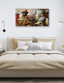 Foto 5 | Foto 5 | Cuadro Decorativo - Caza Del Lobo Y El Zorro (hacia 1616)- Peter Paul Rubens - Fotografía - 46x89 - Fine Art Tj