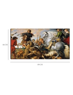 Foto 6 | Foto 6 | Cuadro Decorativo - Caza Del Lobo Y El Zorro (hacia 1616)- Peter Paul Rubens - Fotografía - 46x89 - Fine Art Tj