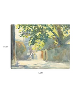 Foto 6 | Foto 6 | Cuadro Decorativo - Pared Iluminada Por El Sol Debajo De Un Árbol (c. 1913)- John Singer Sargent - Ciudades - 28x36 -fine Art Tj