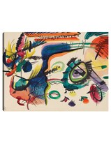 Cuadro Decorativo - Borrador De &,#39,composición Vii&,#39, Yo (1913)- Wassily Kandinsky - Abstracto - 46x61 - Fine Art Tj