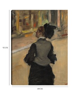 Foto 6 | Foto 6 | Cuadro Decorativo - Mujer Vista Desde Atrás (visita A Un Museo), C. 1879-1885- Edgar Degas - Fotografía - 69x92 - Fine Art Tj