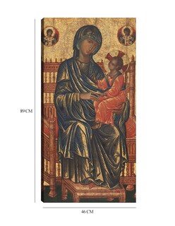 Foto 6 | Foto 6 | Cuadro Decorativo - La Virgen Y El Niño Entronizados, C. 1250/1275- Constantinople - Religión - 46x89 - Fine Art Tj