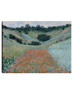 Foto 1 | Foto 1 | Cuadro Decorativo - Campo De Amapolas En Una Hondonada Cerca De Giverny (1885)- Claude Monet - Paisaje - 69x92 - Fine Art Tj