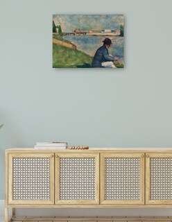 Foto 4 | Foto 4 | Cuadro Decorativo - Estudio Para &,#39,bañistas En Asnières&,#39, (c.1883-1884)- Georges Seurat - 69x92 - Fine Art Tj