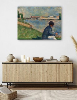 Foto 5 | Foto 5 | Cuadro Decorativo - Estudio Para &,#39,bañistas En Asnières&,#39, (c.1883-1884)- Georges Seurat - 69x92 - Fine Art Tj