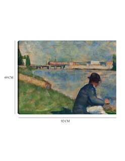 Foto 6 | Foto 6 | Cuadro Decorativo - Estudio Para &,#39,bañistas En Asnières&,#39, (c.1883-1884)- Georges Seurat - 69x92 - Fine Art Tj