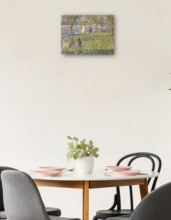 Foto 2 | Foto 2 | Cuadro Decorativo - Estudio Para La Grande Jatte (1884-1885)- Georges Seurat - Paisaje - 69x92 - Impresión En Lienzo-fine Art Tj