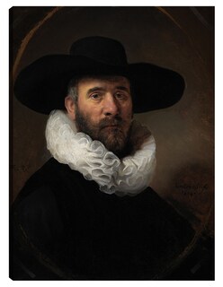 Foto 1 | Foto 1 | Cuadro Decorativo - Retrato De Dirck Jansz. Pesser (hacia 1634)- Rembrandt Van Rijn - Fotografía - 77x102 - Fine Art Tj