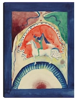 Cuadro Decorativo - Diseño Para La Portada Del Almanaque 'el Jinete Azul' (1911)- Wassily Kandinsky - 28x36 - Fine Art Tj