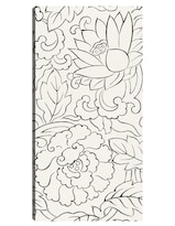 Cuadro Decorativo - Grabado En Madera Original Vintage Japonés -flores (1860-1869)- Taguchi Tomoki - Floral - 64x122-fine Art Tj