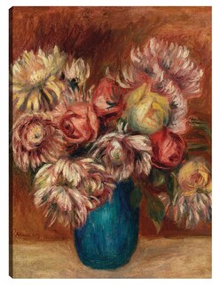 Foto 1 | Foto 1 | Cuadro Decorativo - Flores En Un Jarrón Verde (c. 1912)- Pierre-auguste Renoir - Floral - 46x61 - Fine Art Tj