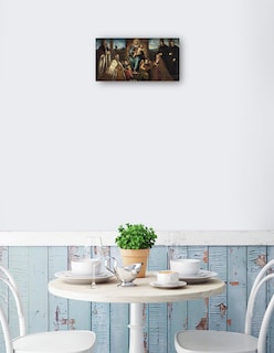 Foto 2 | Foto 2 | Cuadro Decorativo - Doge Alvise Mocenigo Y Familia Ante La Virgen Y El Niño (c. 1575)- Jacopo Tintoretto - 34x64 - Fine Art Tj