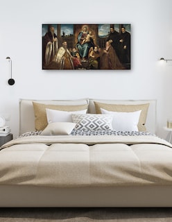 Foto 5 | Foto 5 | Cuadro Decorativo - Doge Alvise Mocenigo Y Familia Ante La Virgen Y El Niño (c. 1575)- Jacopo Tintoretto - 34x64 - Fine Art Tj