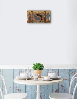 Foto 2 | Foto 2 | Cuadro Decorativo - La Natividad Con Los Profetas Isaías Y Ezequiel, 1308-1311- Duccio Di Buoninsegna - 54x102 - Fine Art Tj