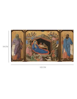 Foto 6 | Foto 6 | Cuadro Decorativo - La Natividad Con Los Profetas Isaías Y Ezequiel, 1308-1311- Duccio Di Buoninsegna - 54x102 - Fine Art Tj