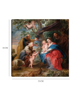 Foto 6 | Foto 6 | Cuadro Decorativo - La Sagrada Familia Bajo Un Manzano (c. 1632)- Peter Paul Rubens - Religión - 31x31 - Fine Art Tj