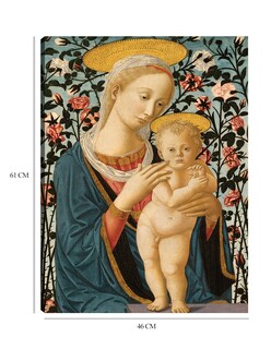 Foto 6 | Foto 6 | Cuadro Decorativo - La Virgen Y El Niño C. 1470- Follower Of Fra Filippo Lippi And Pesellino - Religión - 46x61 - Fine Art Tj