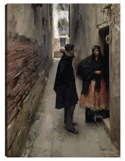 Foto 1 | Foto 1 | Cuadro Decorativo - Una Calle De Venecia (c. 1880-1882)- John Singer Sargent - Abstracto - 28x36-impresión En Lienzo-fine Art Tj