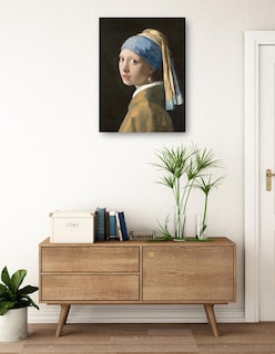 Foto 3 | Foto 3 | Cuadro Decorativo - La Muchacha Del Pendiente De Perla (c. 1665)- Johannes Vermeer - Fotografía - 28x36 - Fine Art Tj