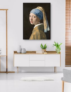 Foto 5 | Foto 5 | Cuadro Decorativo - La Muchacha Del Pendiente De Perla (c. 1665)- Johannes Vermeer - Fotografía - 28x36 - Fine Art Tj