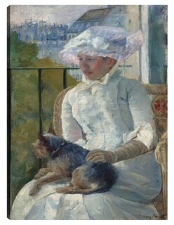 Foto 1 | Foto 1 | Cuadro Decorativo - Niña Junto A Una Ventana (c. 1883-1884)- Mary Cassatt - Fotografía - 69x92 - Impresión En Lienzo-fine Art Tj