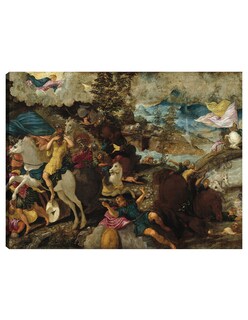 Foto 1 | Foto 1 | Cuadro Decorativo - La Conversión De San Pablo (c. 1544)- Jacopo Tintoretto - Religión - 46x61 - Impresión En Lienzo-fine Art Tj