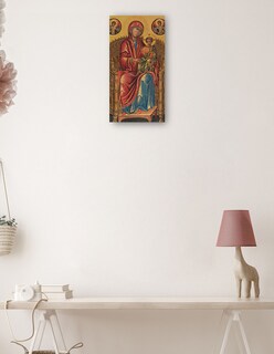 Foto 3 | Foto 3 | Cuadro Decorativo - La Virgen Y El Niño En Un Trono Curvo, C. 1260/1280- Constantinople - Religión - 54x102 - Fine Art Tj