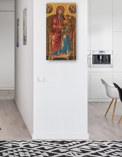 Foto 4 | Foto 4 | Cuadro Decorativo - La Virgen Y El Niño En Un Trono Curvo, C. 1260/1280- Constantinople - Religión - 54x102 - Fine Art Tj