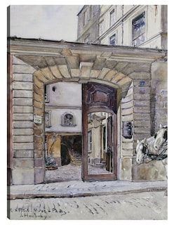 Foto 1 | Foto 1 | Cuadro Decorativo - 27, Calle Del Petit-musc. París (1895 – 1905)- Frédéric Houbron - Ciudades - 69x92 - Fine Art Tj