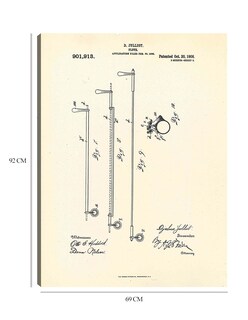 Foto 6 | Foto 6 | Cuadro Decorativo - Flauta Patentada, Inventora Djalma Julliot, 20 De Octubre De 1909 Ii- National Archives - 69x92 -fine Art Tj