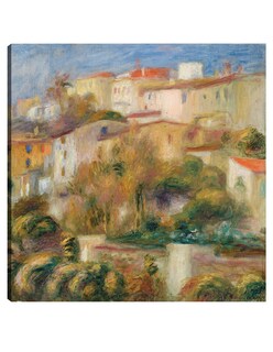 Foto 1 | Foto 1 | Cuadro Decorativo - Casas En Una Colina (groupe De Maisons Sur Un Coteau) (1908)- Pierre-auguste Renoir - 51x51 - Fine Art Tj