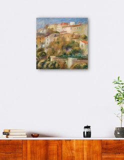 Foto 5 | Foto 5 | Cuadro Decorativo - Casas En Una Colina (groupe De Maisons Sur Un Coteau) (1908)- Pierre-auguste Renoir - 51x51 - Fine Art Tj