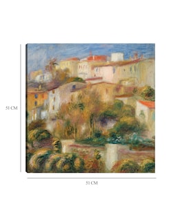 Foto 6 | Foto 6 | Cuadro Decorativo - Casas En Una Colina (groupe De Maisons Sur Un Coteau) (1908)- Pierre-auguste Renoir - 51x51 - Fine Art Tj