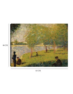 Foto 6 | Foto 6 | Cuadro Decorativo - Estudio Para 'un Domingo En La Grande Jatte' (1884) Ii- Georges Seurat - Paisaje - 46x61 - Fine Art Tj