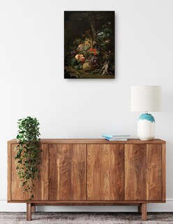 Foto 2 | Foto 2 | Cuadro Decorativo - Naturaleza Muerta Con Frutas, Peces Y Un Nido.- Abraham Mignon - Floral - 69x92 - Fine Art Tj