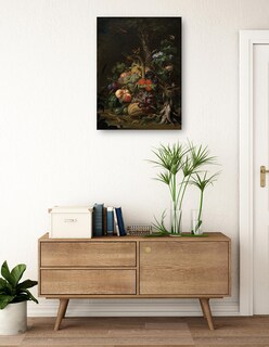 Foto 3 | Foto 3 | Cuadro Decorativo - Naturaleza Muerta Con Frutas, Peces Y Un Nido.- Abraham Mignon - Floral - 69x92 - Fine Art Tj