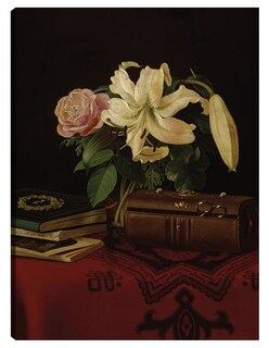 Foto 1 | Foto 1 | Cuadro Decorativo - Naturaleza Muerta Sobre La Mesa De Trabajo De Una Dama (1868)- Ferdinand Von Wright - 46x61 - Fine Art Tj