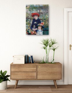 Foto 3 | Foto 3 | Cuadro Decorativo - Dos Hermanas (en La Terraza) (1881)- Pierre-auguste Renoir - Fotografía - 28x36 - Fine Art Tj